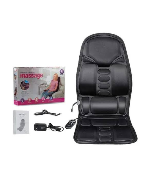 Robotic Cushion Massage Full Size Seat Topper With Heat and 5 Massage Points