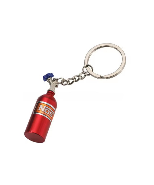 NOS Nitrogen Gas Bottle Keychain