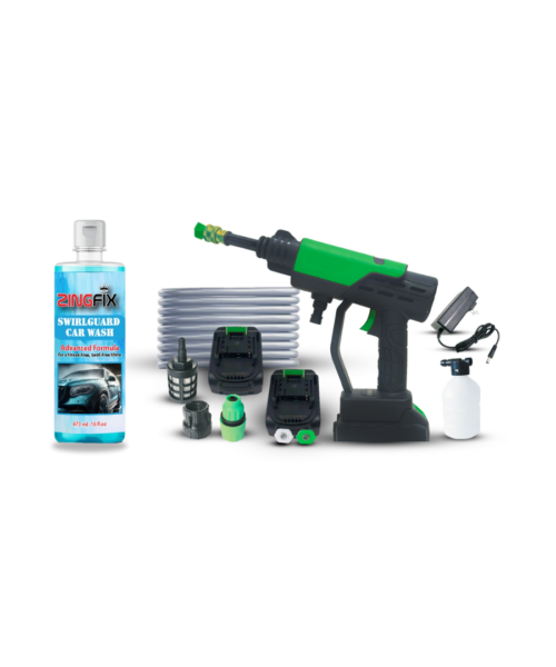 Cordless Pressure Washer + Free Swirlguard Car Wash Shampoo