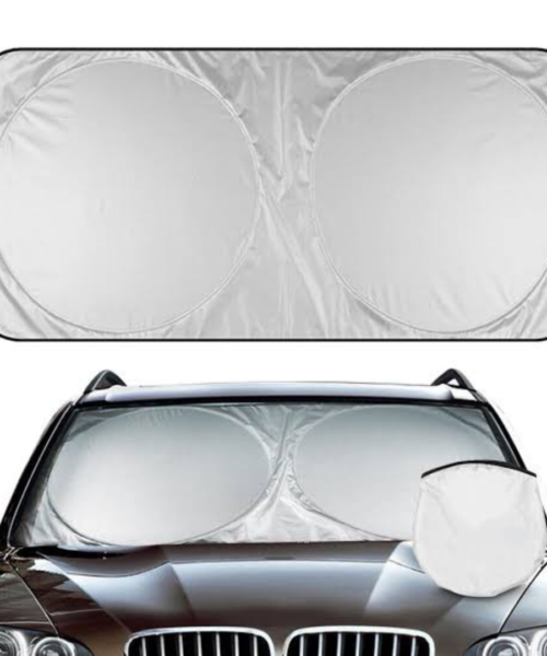 Universal Foldable Car Windshield Sunshade – Insulated UV & Heat Protection