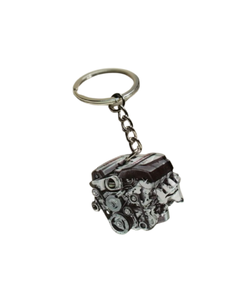 Acrylic Engine Design Keychain