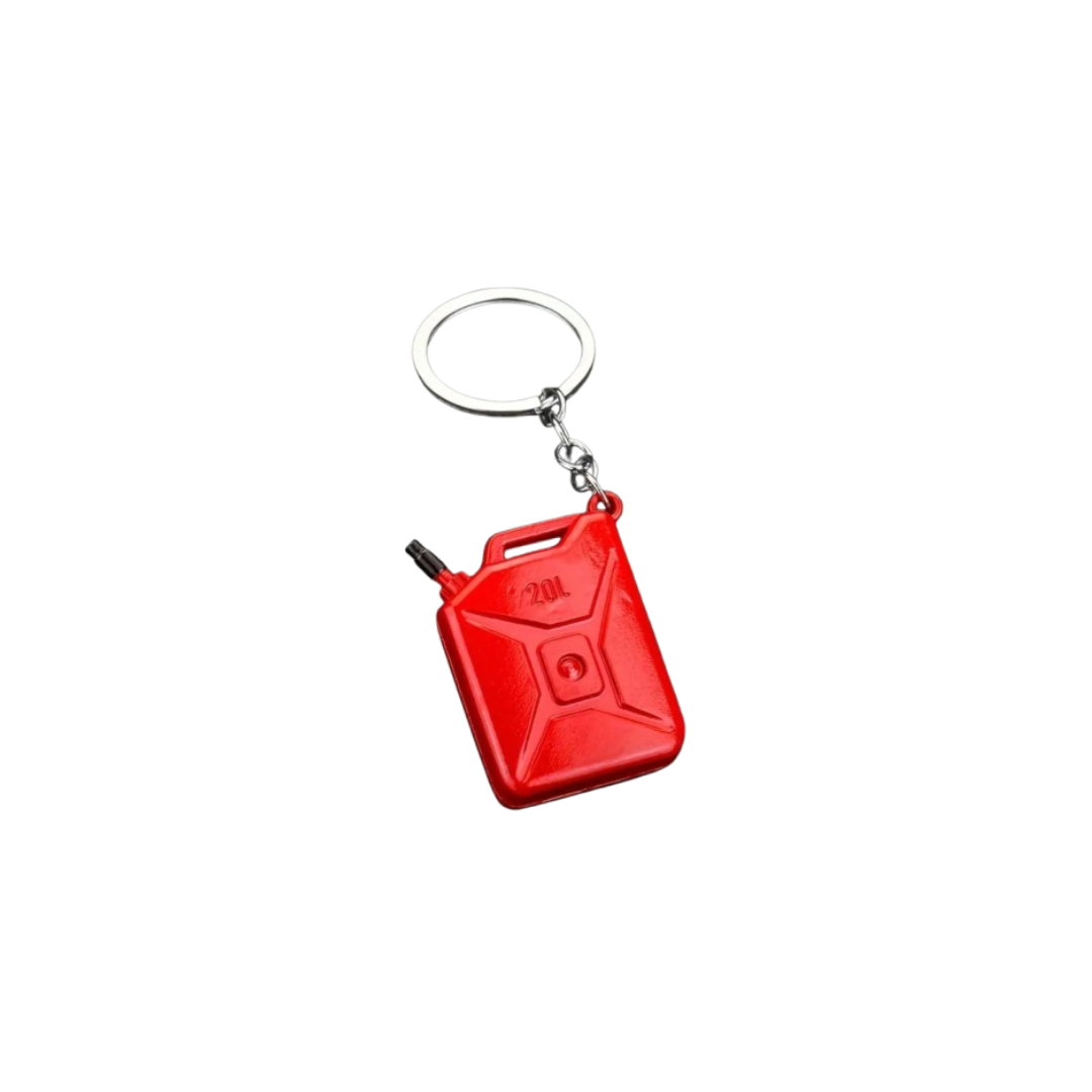 gasoline bucket keychain