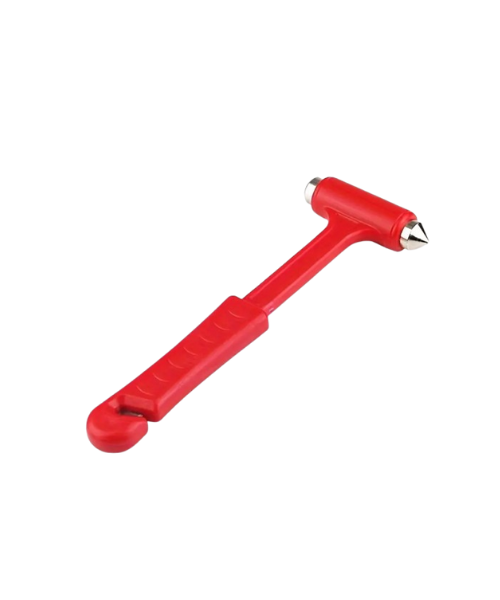 Firefighter-Approved 2-In-1 Emergency Car Safety Hammer