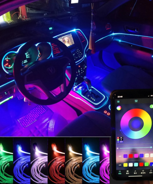 Car Music Led Ambient Light 7 Colors