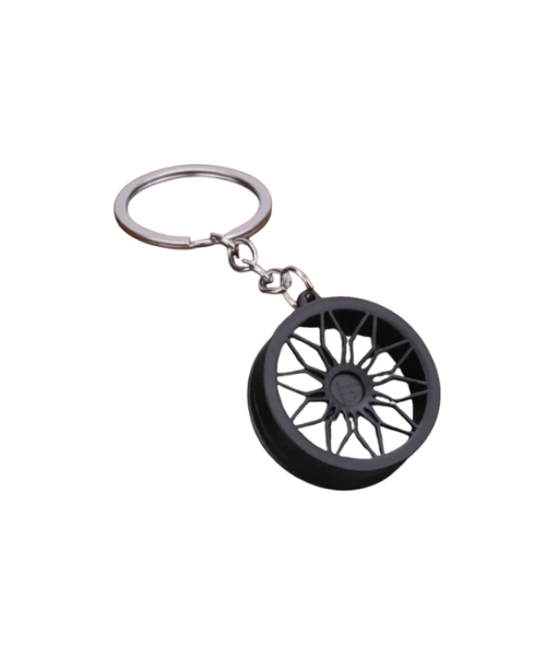Alloy Wheel Rim Keychain