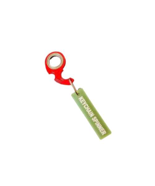 Stainless Steel Fidget Spinner Keychain