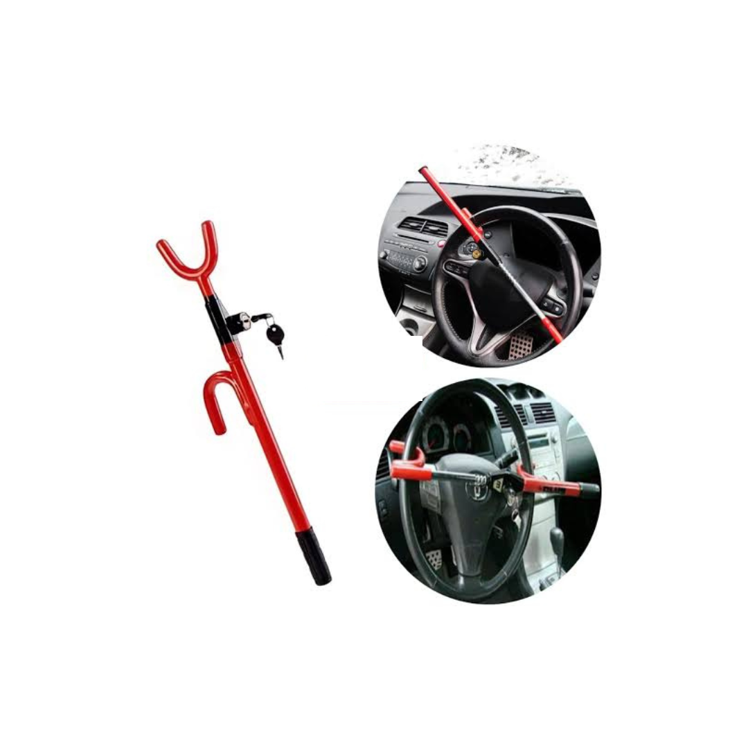 steering lock red