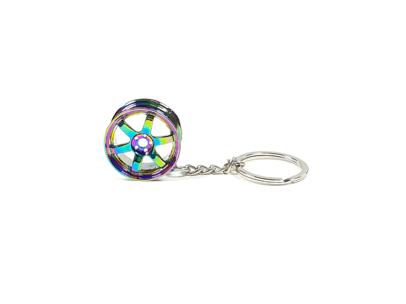 wheel & brake keychain